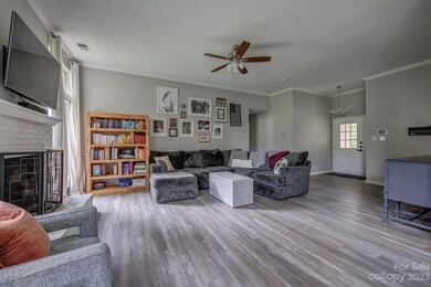 Living room view from the dining area