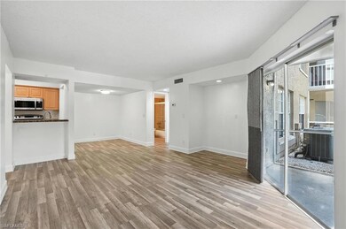 Unfurnished living room with light wood-style floors