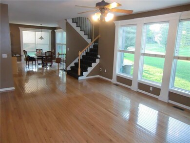 Great Room into Kitchen/Dining