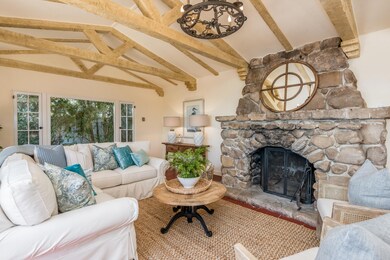 Stone Fireplace