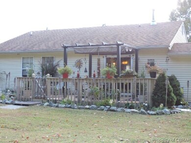Covered back deck