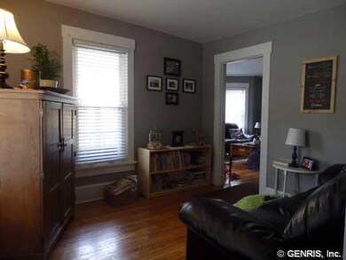 Den. ~  Den off of living room .