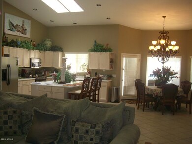 Family Room view to Open Kitchen