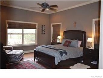 Spacious master suite