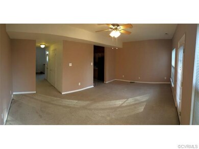 Huge living room that also accesses back patio and