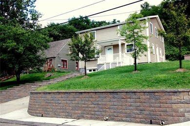 New retaining wall and landscaping.