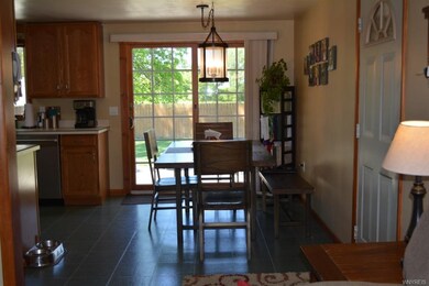 Eat in Kitchen with Sliding Door to back yard pati