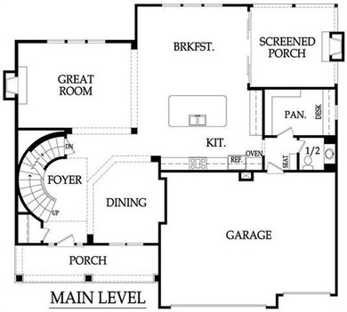 Open and inviting floor plan