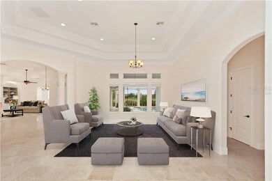 Virtually Staged. Formal Living Room welcomes you 