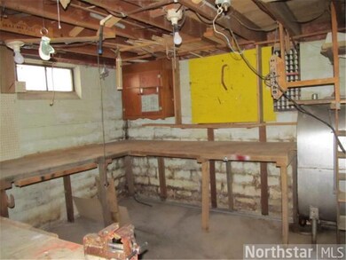 work shop in basement
