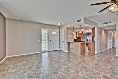 Living Room Looking to Kitchen