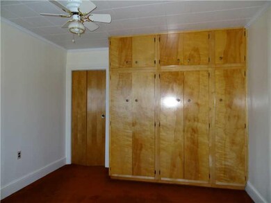 Bedroom. Look at the wonderful closet with built i