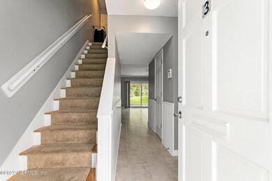 Stairs leading to second level
