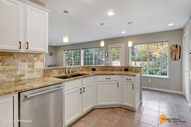 Kitchen with Granite Counter