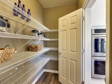 The large walk-in pantry is perfect for food stora
