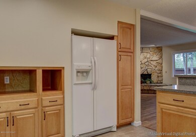 Custom cabinets for micro and ref.