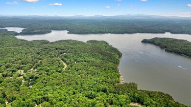 Aerial view to the North, property circled