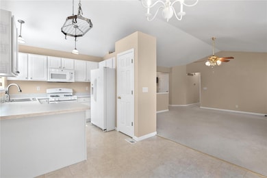 Kitchen with Breakfast Bar & Pantry