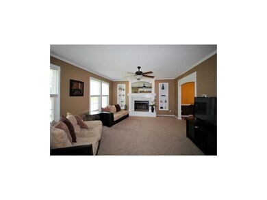 Great room with fireplace and built-ins