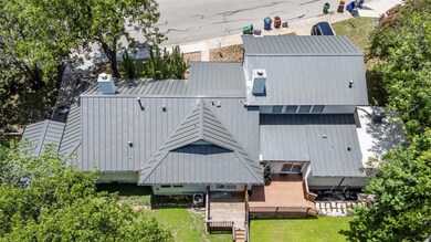 View from above of property