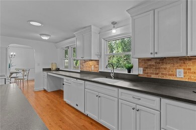 Kitchen with hardwood floors