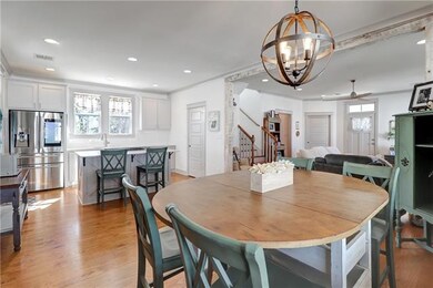 Dining Room Over Looking Kitchen & Living Room