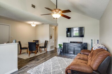 Living room with Gorgeous floors