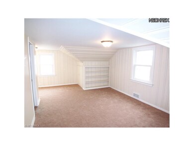 The second floor master suite is spacious and has 