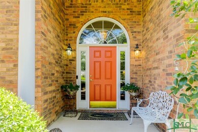 Inviting front porch