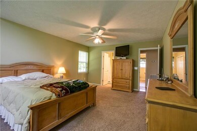 Fresh carpet and paint in master!