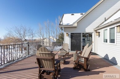 Upper deck off living room