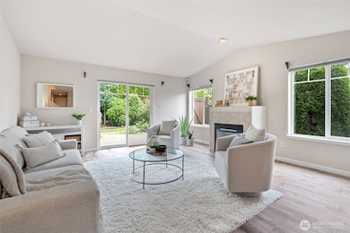 This huge Living Room allows for a multitude of furniture arrangements.
