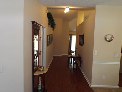 Spacious foyer entrance