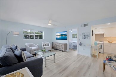 Bright and beautifully decorated living room