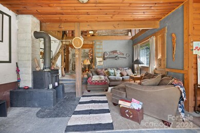 Concrete floors throught the bottom level