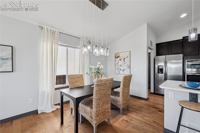 Flexible space dining area