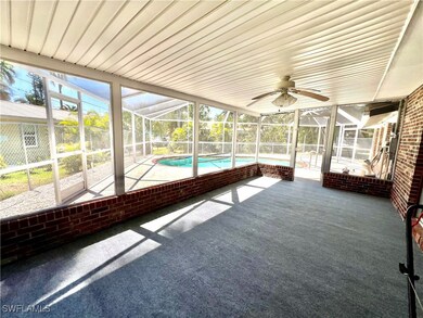 Screened lanai