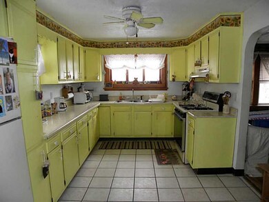 Kitchen. Tons of cabinet space in the kitchen.