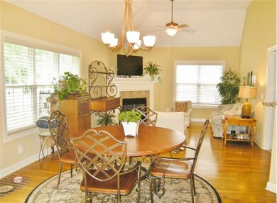 Open floorplan to gathering room. 