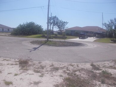 Looking at the street from the Lot