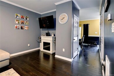 Electric fireplace conveys