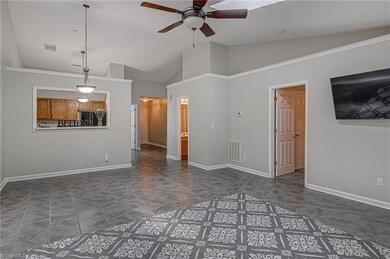View into the dining area from the Living Room.