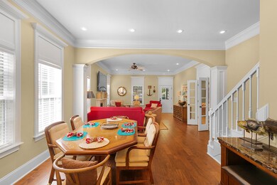 Expansive dining room space