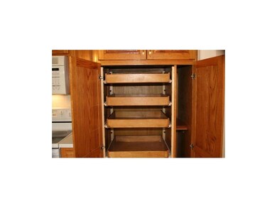 Roll out shelves for easy convenience.