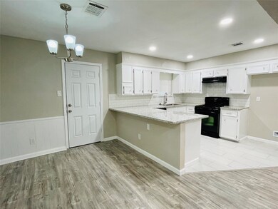 Kitchen and dining area