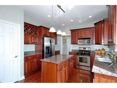 Kitchen. Gourmet, center island kitchen with grani