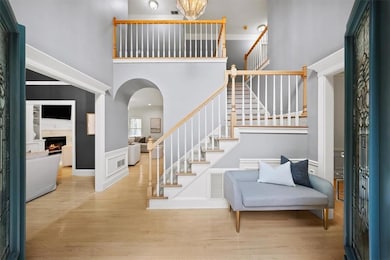 Inviting two-story entryway