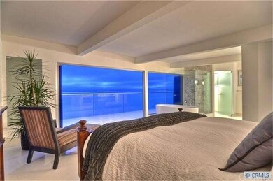 Beautiful, spacious master bedroom and balcony ove
