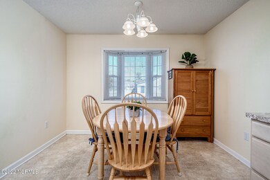 Dining space in kitchen