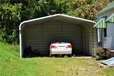 This covered parking space will come in handy in t